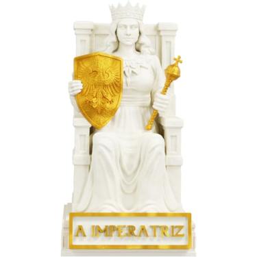 Imagem de Estátua A Imperatriz - Arcano Maior de Tarot (Cor Mármore Dourado)