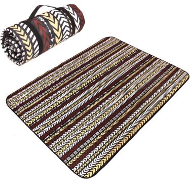 Imagem de Tapete Picic Extra Grande Blaket 300x300, Picic Blaket Impermeável Com Alça De Transporte Para Campig, Parque, Garde, Praia, Exterior, B, 200x200cm