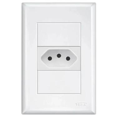 Imagem de Tomada 2p+t 10a 250 Volts Com Placa 4x2 Evidence - 10237424 - Fame