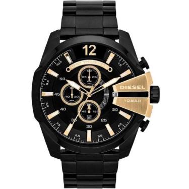 Imagem de Relógio Diesel Dz4338 Preto Com Dourado Completo - Relojoaria Alta Cla