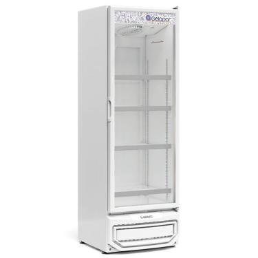 Imagem de Expositor Vertical 1 Porta De Vidro Gcvr45 Branco 220V Gelopar