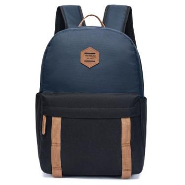 Imagem de Mochila Casual Executiva Moderna Espaçosa Reforçada Viagem Faculdade F