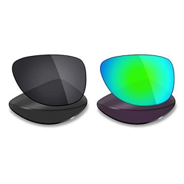 Imagem de 2 pares de lentes polarizadas de substituição da Mryok para óculos de sol Oakley Felon – Opções
