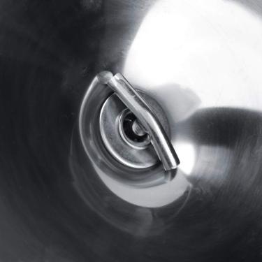 Imagem de Recipiente de alimentação de porco, tigela de comida e água de moagem 360° para leitão para cobaia de coelho(Grande calha de aço inoxidável (alça de metal))