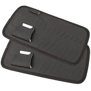 Imagem de 2 peças de suporte de armazenamento para viseira de carro – 12 Cd ou DVD, aderência para painel de carro antiderrapante
