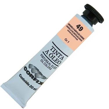 Imagem de TINTA A ÓLEO CORFIX 20ML GR-I AVULSO AMARELO NÁPOLES CARNE 049