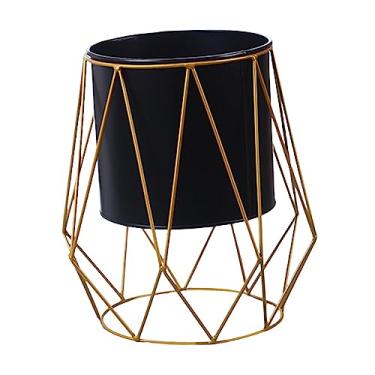 Imagem de Bothyi Suporte para vaso de flores de metal, suporte para vasos de flores, suporte para vasos de flores, suporte para vasos de flores, suporte para vasos de, diamante negro