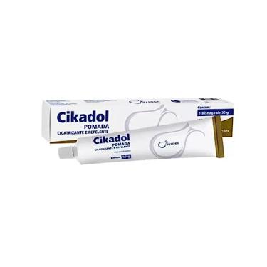 Imagem de Syntec Cikadol Pomada Cicatrizante E Repelente Cães E Gatos 50G