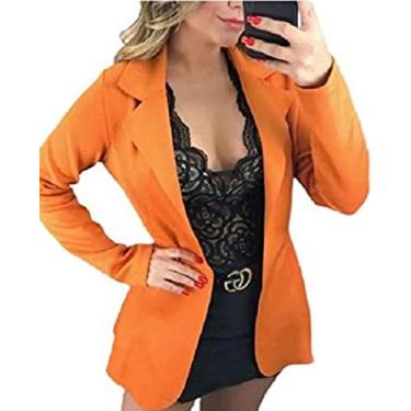 Imagem de Casaco Blazer Laranja - Manucath Store