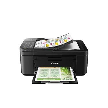 Imagem de Canon PIXMA TR4720 Impressora sem fio multifuncional para casa, com alimentador automático de documentos, impressão móvel e fax integrado, preta, funciona com Alexa