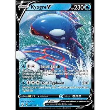 Imagem de Pokemon - Kyogre V 037/159 - Crown Zenith - Ultra Rare Card