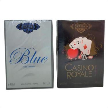 Imagem de Perfume Cuba Casino Royale Masculino Nacional + Cuba Blue 100 ml