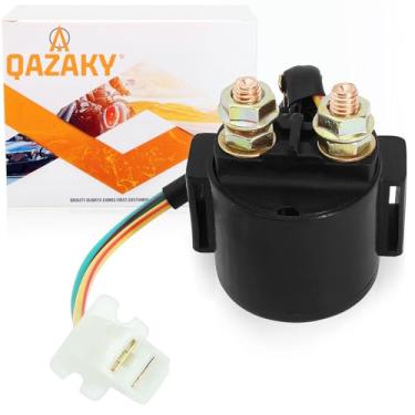 Imagem de QAZAKY Relé Solenoide de substituição para Yamaha Badger Big Bear Breeze Champ Grizzly Kodiak Radian Moto-4 YFM80 YFM100 YFA YFA1 YFM125 YFM200 YFM225 YFM250 YFM350 YFM400 YFM600 YX600 100 125 350