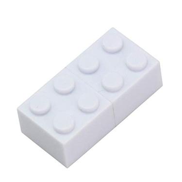 Imagem de Qianlianjie Blocos de construção brancos de 32 GB modelo USB Flash Drive PenDrive Pen Drive USB Flash Drive USB U Disk Memory Stick USB Flash Card Pen Drive USB Disk USB Stick