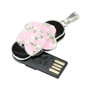 Imagem de 64 GB Modelo Flor Rosa Pen Drive USB Flash Drive Flash Stick PenDrive USB Flash Disk U Disk USB Flash Card