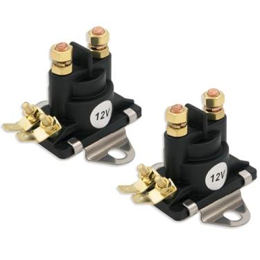 Imagem de 8996158T 12V Acabamento Solenoide Starter para motores de popa Mercury Mariner 89-818864T 89-96158 8996158 89-96158T 89-846070 89-94318 89818864T 898460 70 8994318 (2 peças)