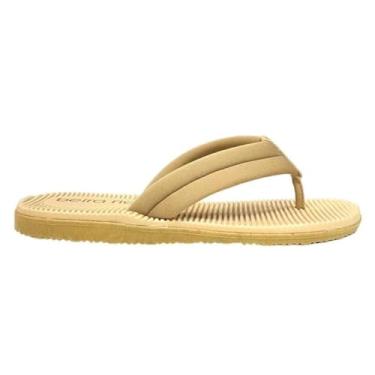 Imagem de Chinelo Beira Rio Casual Comforto Feminino Bege