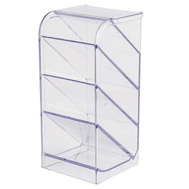 Imagem de Organizador Diagonal Cristal Selado – Porta Documentos Transparente, Compacto e Resistente para Mesa, Escritório e Home Office