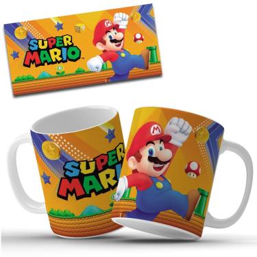 Imagem de Caneca Gamer Personalizada Do Super Mario Decoração