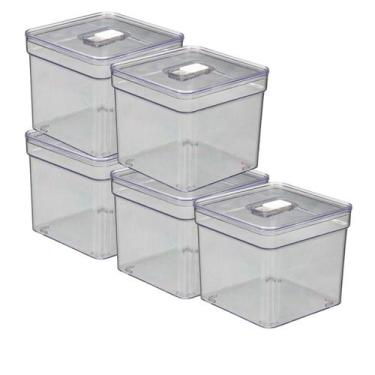 Imagem de Jogo Caixas Organizadoras Multiuso Porta Acessorios 5 UNIDADES - PLAST