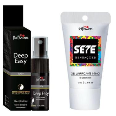 Imagem de Gel lubrificante íntimo conforta relação 7 sensações kit - Hot flowers