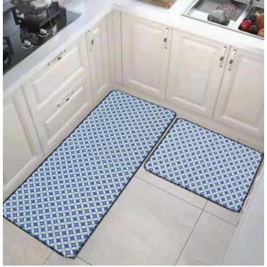 Imagem de Kit 2 Pçs Cozinha  Geométrico Verde - Jolar