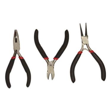 Imagem de Kit Com 3 Alicates Profissionais Para Montagem De Bijuterias - Anita R