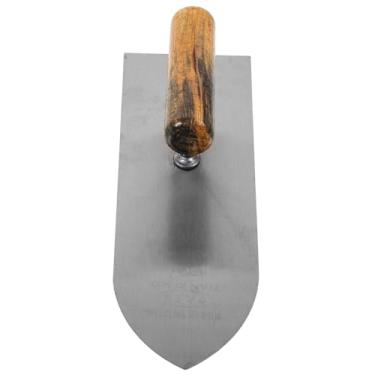 Imagem de Espátula de acabamento de concreto Espátula de alvenaria com de madeira para drywall espátula de gesso para placa de parede Sheetrock