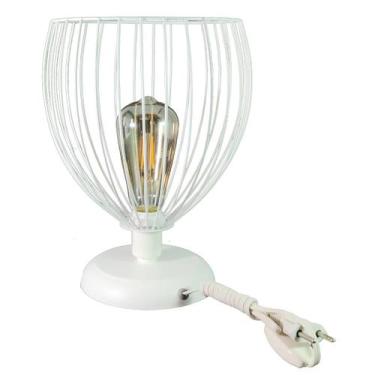 Imagem de Abajur Aramado Balloon Branco Sala Quarto cozinha banheiro - CM GLASS 