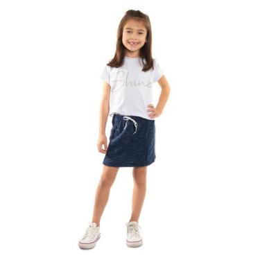 Imagem de Conjunto Cropped SHINE - VD Kids, Branco, 04