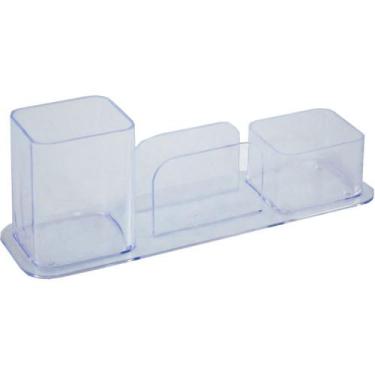 Imagem de Acessório para Mesa Dellocolor Porta Canetas, CLIPS e Lembretes Crista