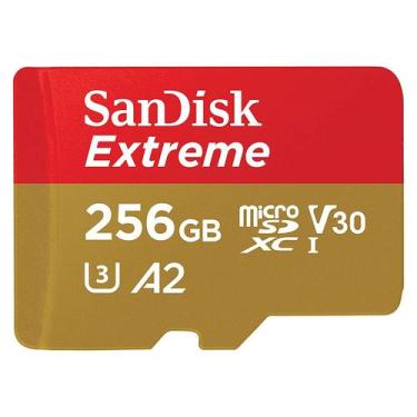 Imagem de Cartao de Memoria Micro SD Sandisk Extreme 256GB - (SDSQXAV-256G-GN6MA