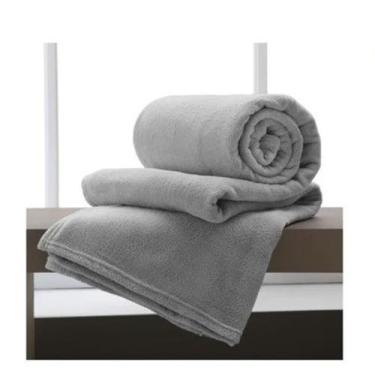 Imagem de Cobertor Manta Fleece Infantil Gigante Lisa Super Macia 1,50 X 1,00 An