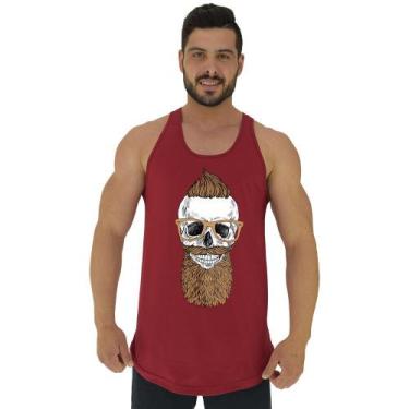 Imagem de Regata Longline Estampada Masculina MXD Conceito Caveira de Moicano, E