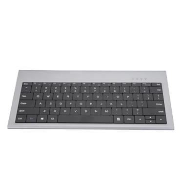 Imagem de Hub de Teclado USB C, 11 Em 1 4K 10Gbps 1000Mbps 100W PD USB C Docking Station 78 Teclas Teclado de Computador Com Fio