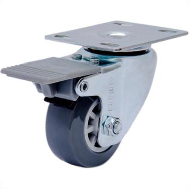 Imagem de Rodizio Placa Gir.Cinza 50Mm/2 C/F.Colson