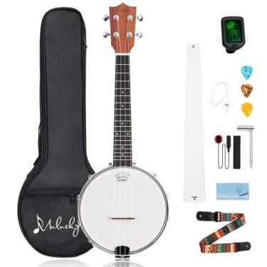 Imagem de Banjolele Mulucky BU806 Concert (58cm) - Kit para Iniciantes