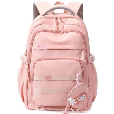 Imagem de Mochila Escolar YJMKOI de Nylon - Grande Capacidade para Adolescentes