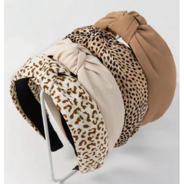 Imagem de Conjunto de 4 Faixas e Argolas de Cabelo Huachi - Moda Knotted