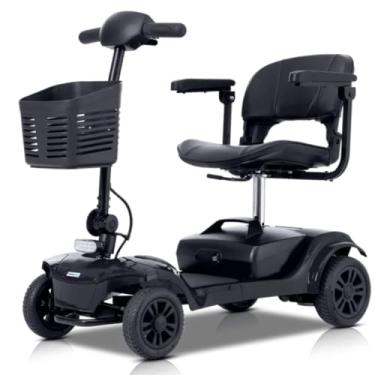 Imagem de Scooter Elétrica Dobrável Cadeira de Rodas Motorizada até 136kg Adulto Idoso TheraRover Plus