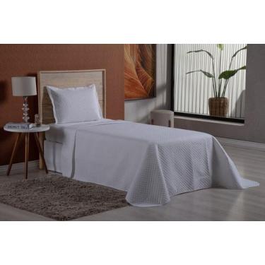 Imagem de Colcha SOLTEIRO matelase ultrassonico 170 fios - SAFIRA ENXOVAIS, Bran