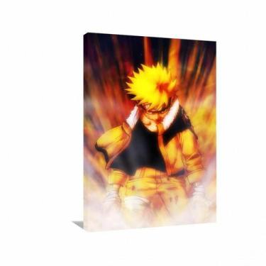Imagem de Quadro decorativo Naruto Clássico - Kyuubi - Tela em Tecido - Wall Fra