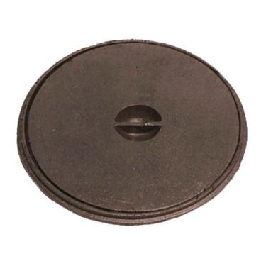Imagem de Tampa Tampão Chão Simples Redondo Ferro Cx Gordura 32x32cm - UNICLÁUDI