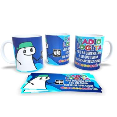 Imagem de Caneca de Porcelana Personalizada Profissões Com Frases Engraçadas e Divertidas (Radiologita Masc.)