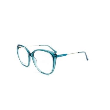 Imagem de Armação Óculos de Grau Atitude Verde Feminino 54mm