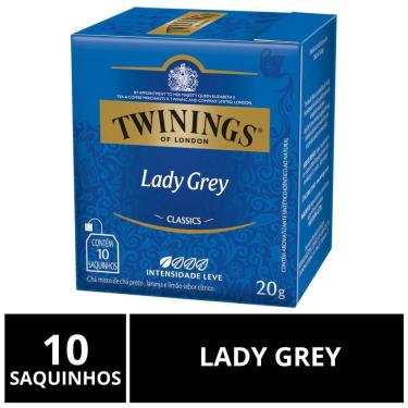 Imagem de Chá Twinings, Caixa 10 Saquinhos, Chá Lady Grey