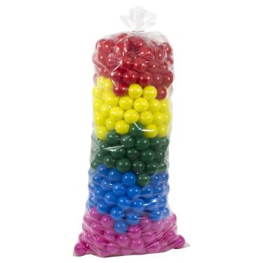 Imagem de Saco de Bolas para Piscina de Bolinhas - Pacote com 500