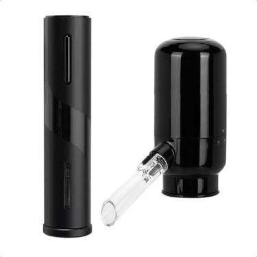 Imagem de Kit Vinho Aerador Decanter A Pilha E Abridor Saca Rolhas USB - UnyHome