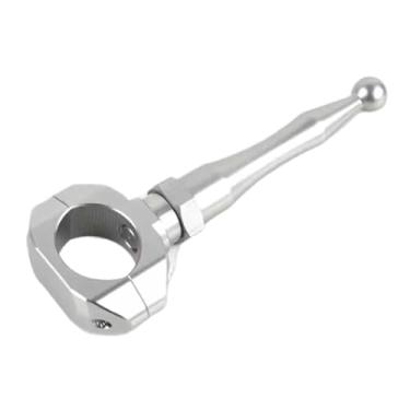 Imagem de Colaxi Suporte de apoio para os pés para motocicleta, extensão para descanso de mão, suporte de estacionamento, Cinza