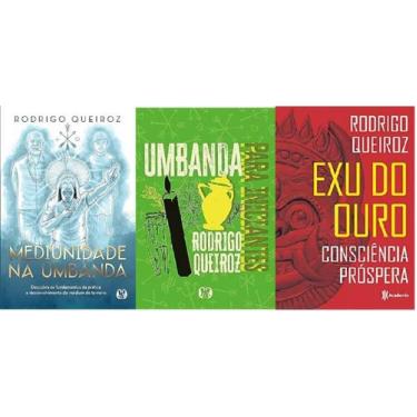 Imagem de Kit 3 Livros Rodrigo Queiroz Mediunidade Na Umbanda + - Academia